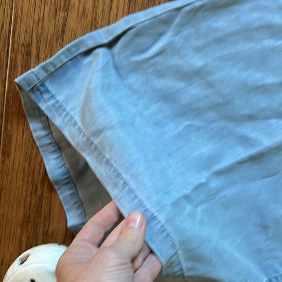 NWT RVCA lightweight denim button up shirt - Picture 8 of 13